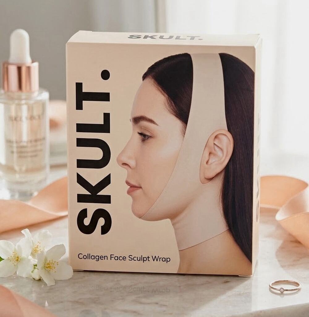 SKULT. Collagen Face Sculpt Wrap One Size for Face & Neck Sculpting